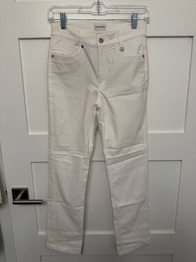 GOLFINO White Straight-Leg Pants